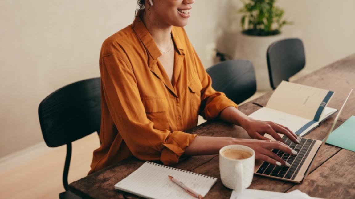 Business owner reviewing budget analysis on tablet